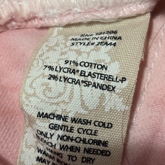 Soft Surroundings Pink Tie-Dye Jeans - Picture 5 of 5